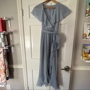 Show Me Your Mumu Jess Ruffle Midi Dress